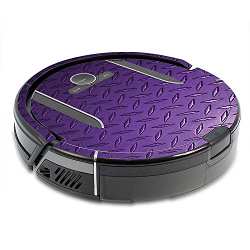 Image of MightySkins Skin Compatible with Shark Ion Robot R85 Vacuum Minimum Coverage - Purple Diamond Plate | Protective, Durable, and Unique Vinyl Decal wrap Cover | Easy to Apply, Remove | Made in The USA