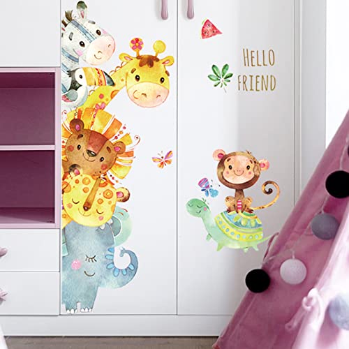 Vinilos infantiles animales safari autoadhesivos miniatura 3