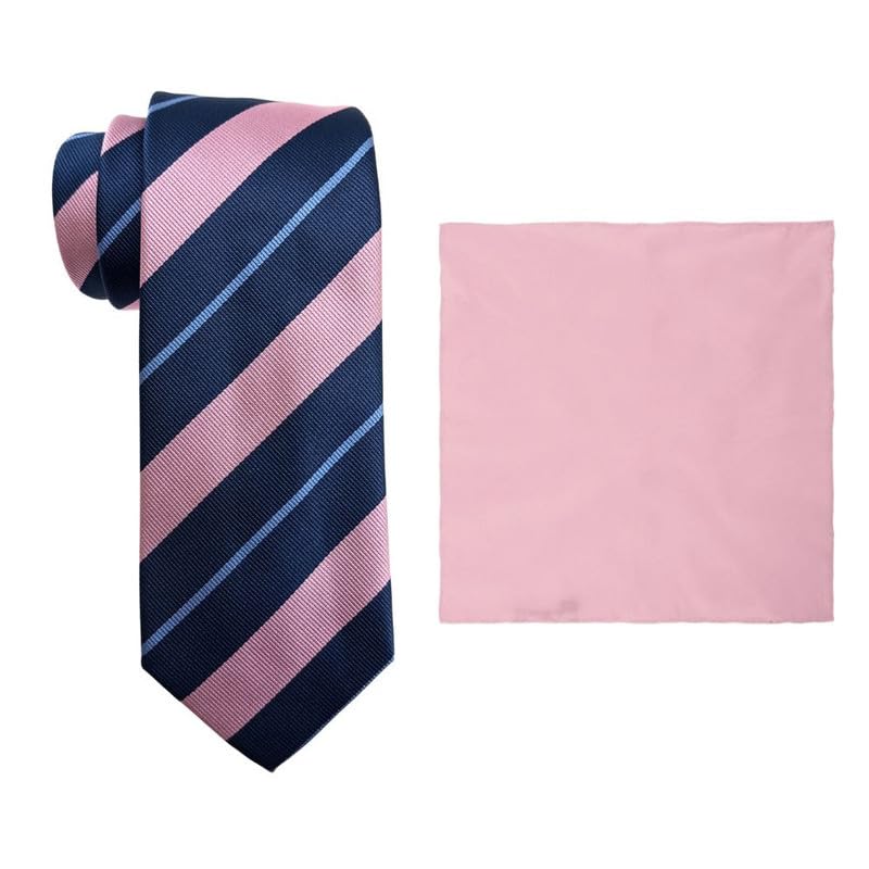 the tie hub Multicolor Design Microfiber Necktie Combo Set For Men-picture-12