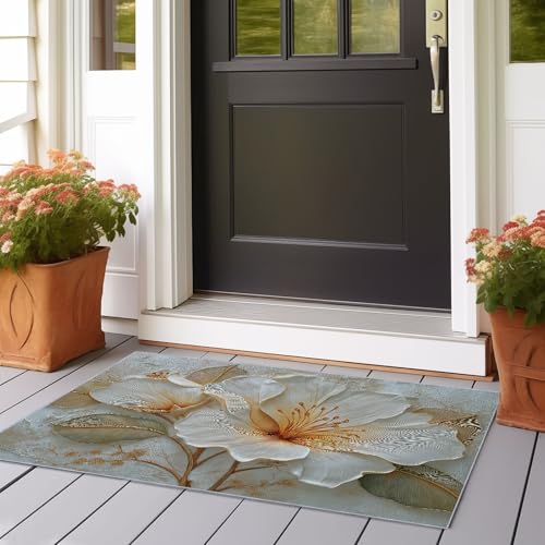 ���ۓI�ȉԕ��̗t�͗l�̉����p�h�A�}�b�g 80 x 150 cm�A���ցA���r���O���[���A�o�X���[���p�̃t���A���O�A����~�߃K���[�W�h�A�}�b�g�A�z�[���f�R���[�V�������O�A�z���C�g