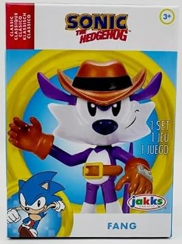 Sonic The Hedgehog Mini Action Figure, 2.5 inches, Packaging May Vary Fang