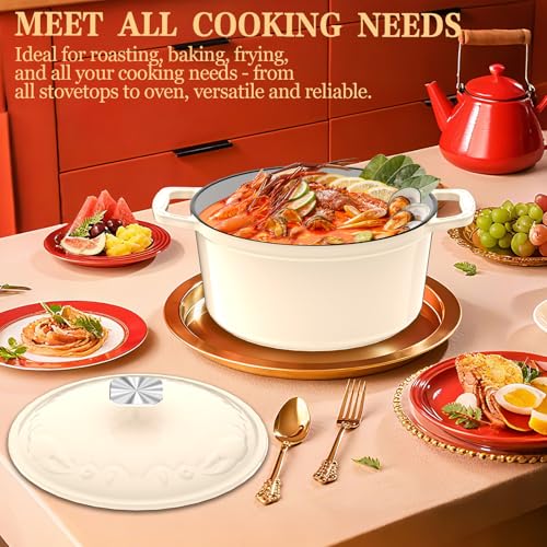 30% Off Enameled Cast Iron Dutch Oven for Home Chefs - Image 8