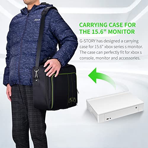 Image of G-STORY 15.6 inch Portable Monitor for Xbox Series S 4K Portable Gaming Monitor IPS Screen for Xbox Series S(not Included) with Two HDMI, HDR, Freesync Game Mode Travel Monitor