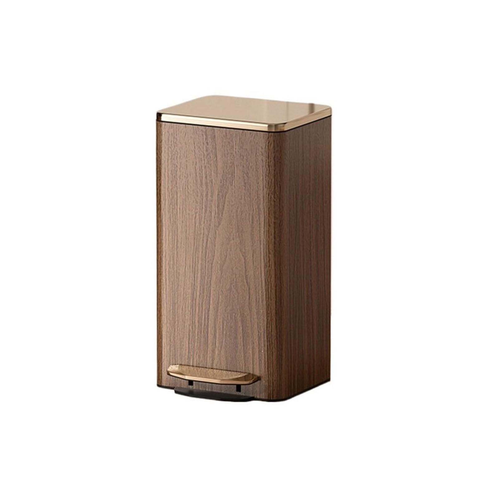 guiling-1986 Trash Can Bathroom trash can with lid Garbage Can(Small)