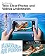 Spigen wasserdichte Handyhülle [Aqua Shield] [2 Stick] IPX8 wasserfeste Handytasche Unterwasser Hülle kompatibel mit iPhone 16/15/14/13 Serien, Galaxy S25/S24/S23 und Allen Smartphones - Aqua Blue