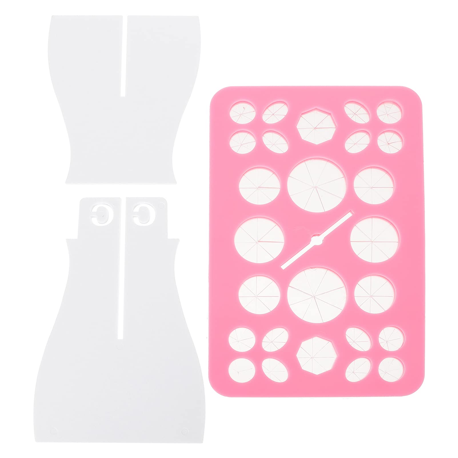 Mikinona 1PC makeup brush drying rack makeup brush storage makeup brush drying organizer rack makeup brush drying stand beauty brush display rack dedicated plastic white tray