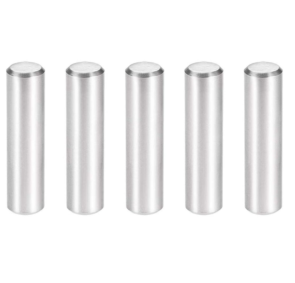 Pasadores de acero inoxidable, 5 pasadores 12 mm, longitud 10 a 120 Pasador soporte estante 304 Elementos sujeción metal utilizados en una ubicación precisa(M12*80mm)