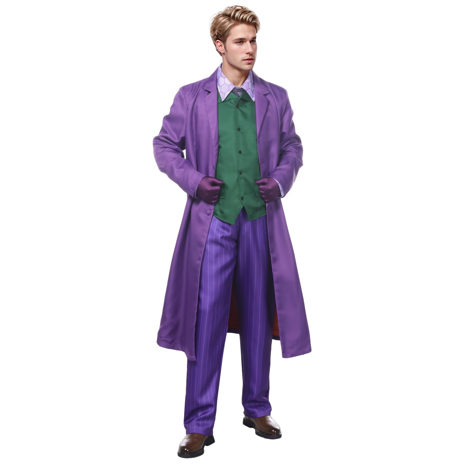 Costume Cosplay di Halloween viola scuro colore