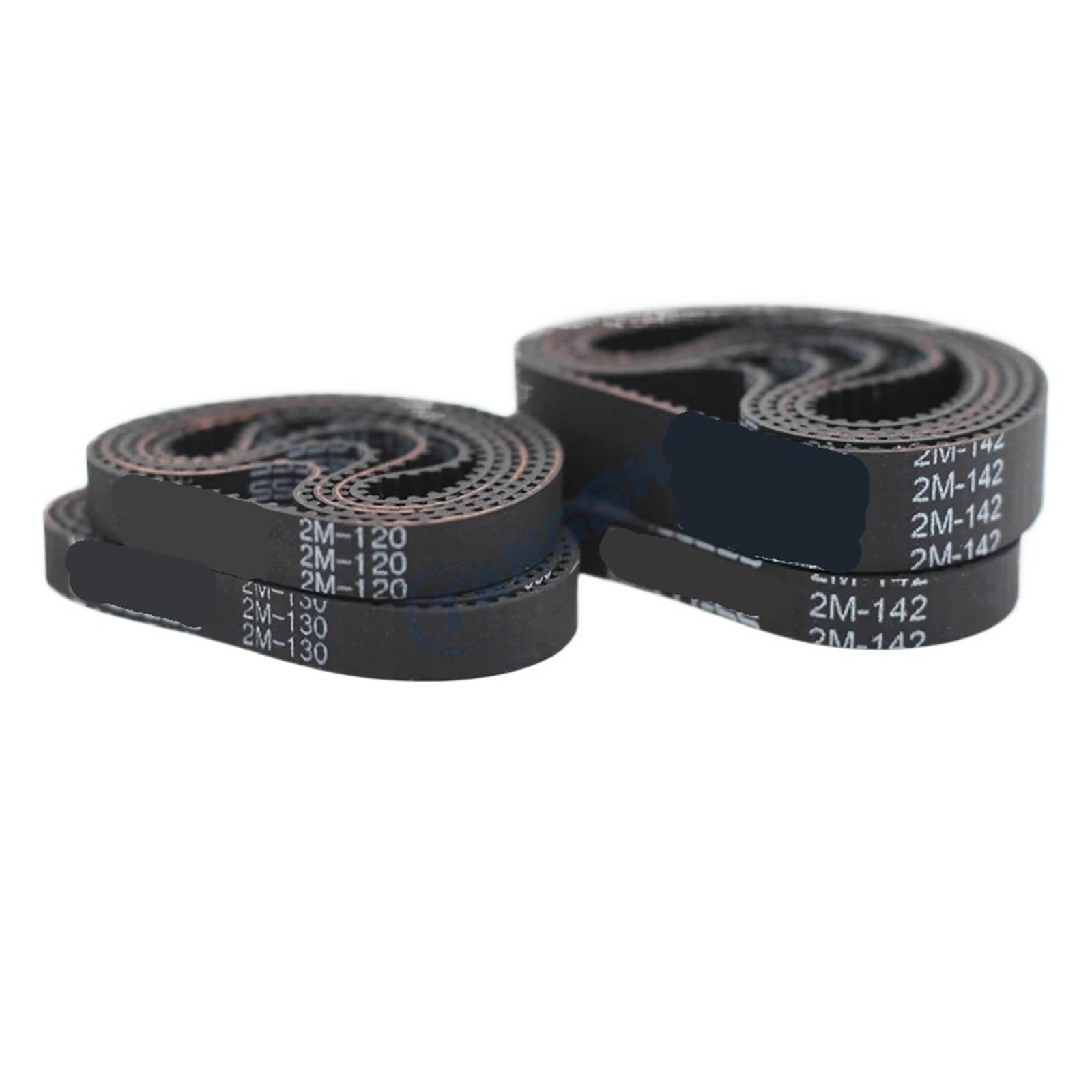 HTD 2M Staubsauger-Kehrroboter, Riemenbreite 12 mm, Länge 336~550 mm, 1 Stück(2M - 370mm)