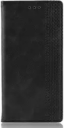 Capa para Nokia 2.4,Capa de caso de flip de couro para Nokia 2.4 Case,Caso de telefone de carteira,Caso de telefone de carteira com slots de cartão -Black