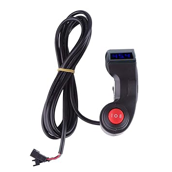 Auto Voltmeter, Accurate Battery Voltmeter, 12V to 99V for Electric Vehicle Motorcycle