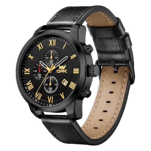 Image of OPK Watch for Men Large Chronograph Multifunction Casual Wristwatch