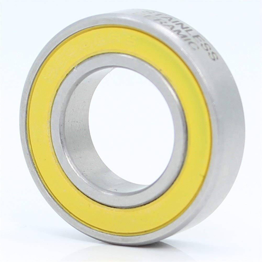 Łożysko ze stali nierdzewnej 6902-2RS 15x28x7mm ABEC-3 6902 RS piasta rowerowa piasta przednia tylna piasta koła 15 28 7 ceramiczne łożyska kulkowe