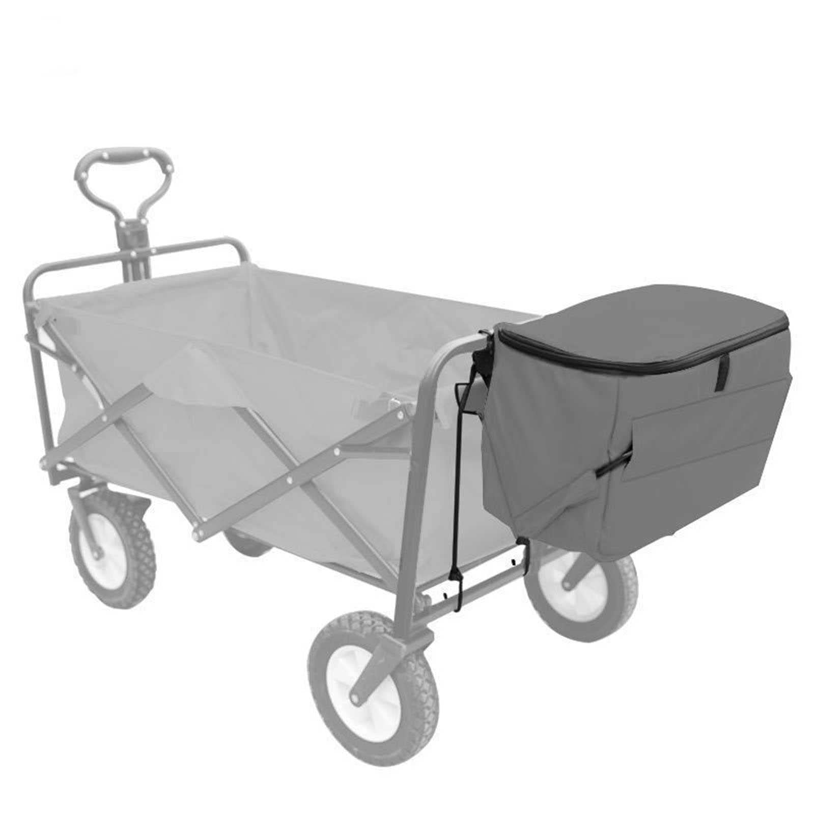 Borsa termica per carro pieghevole, 15 l, borsa termica per il pranzo, accessori da carrello per alimenti surgelati, campeggio, barbecue, shopping, borsa termica pieghevole per golf, picnic,