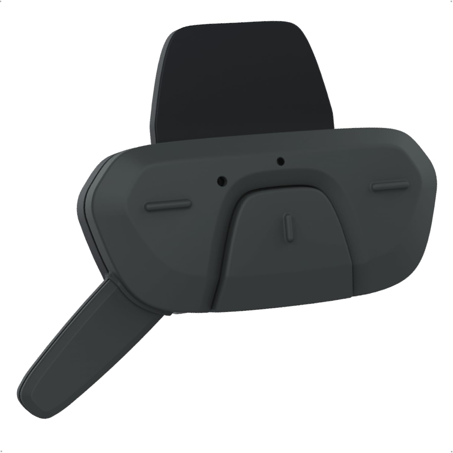 INTERPHONE Aerial Mono – Intercom vélo Bluetooth pour Cyclistes – kit Main Libre pour communiquer Entre Cyclistes jusqu'à 300m – avec Bluetooth 5.1 pour GPS et appels – Étanche et réduction de Bruit