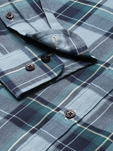 Image of Allen Cooper Checks Shirts for Men - 100% Cotton Comfort Fit Casual and Formal Shirt - Breathable, Soft, Classic Style (Multiple Colors)