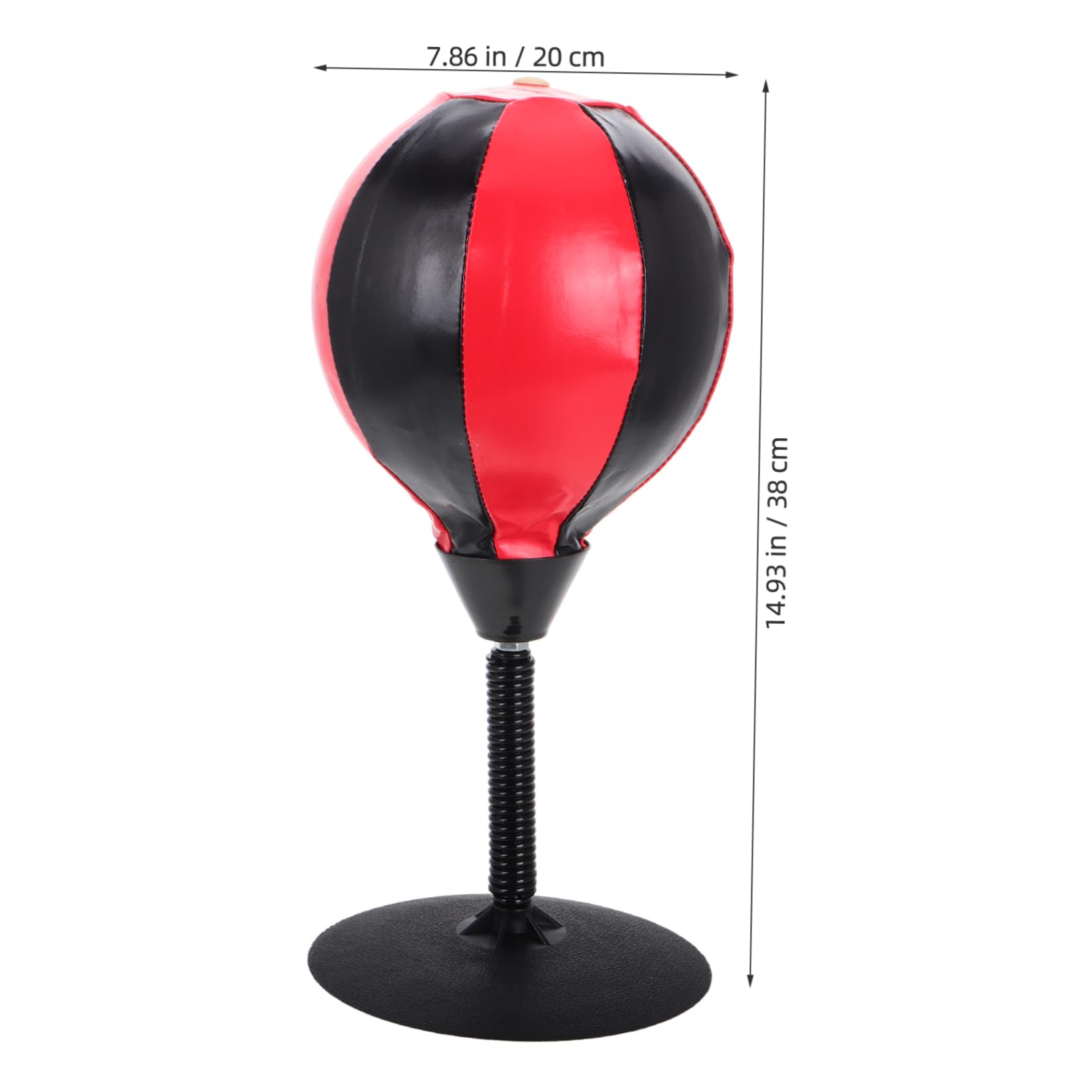 POPETPOP Desktop with Suction Cup and Gloves Height Boxing Bag for Home Fitness Tabletop Punching Ball for Relief and Reflex Training at Office Home