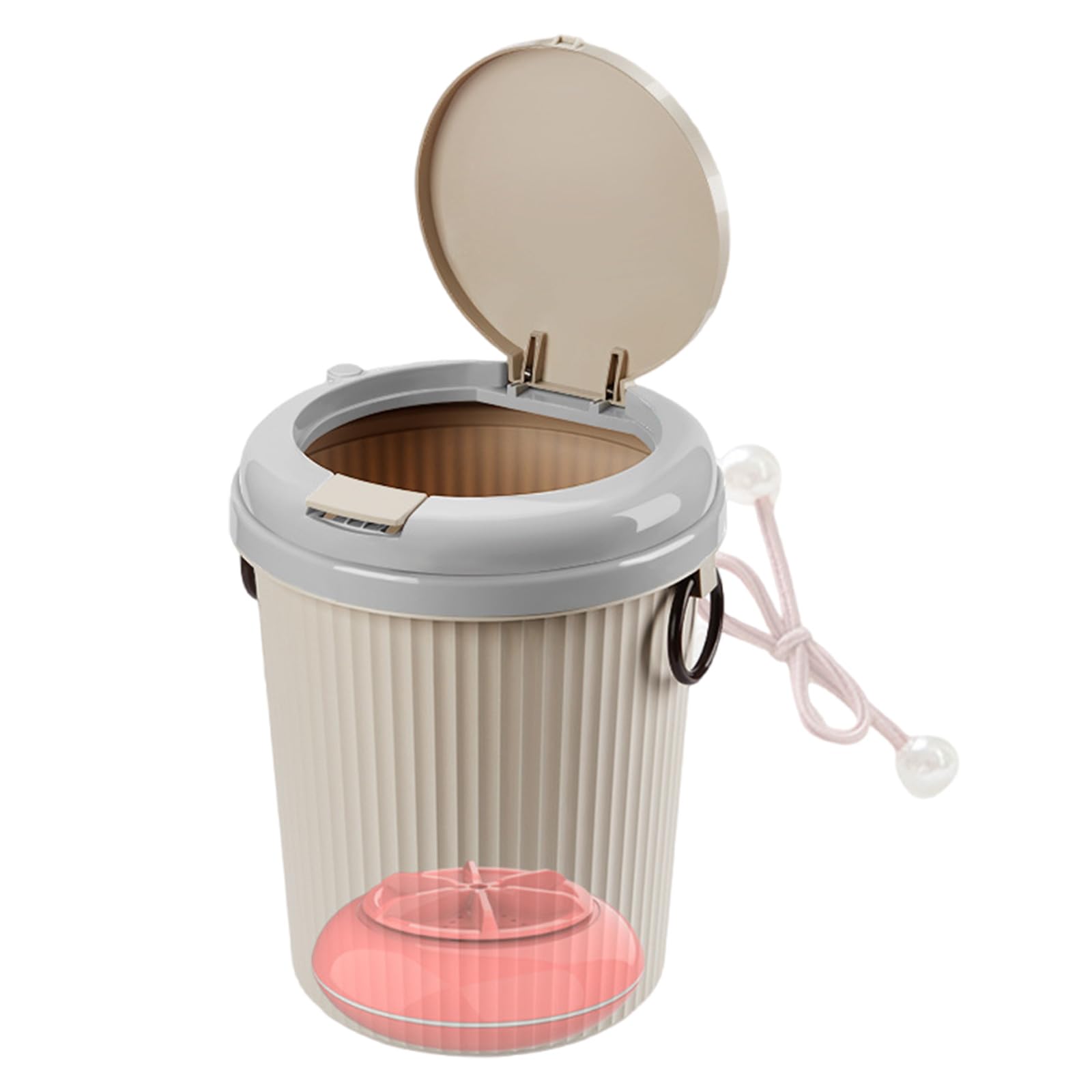 Machine à laver portative USB 8L, laveuse compacte pour vêtements de bébé, sous-vêtements, chaussettes avec moteur silencieux, voyage, usage domestique, économie d ' espace, laveuse de table USB en