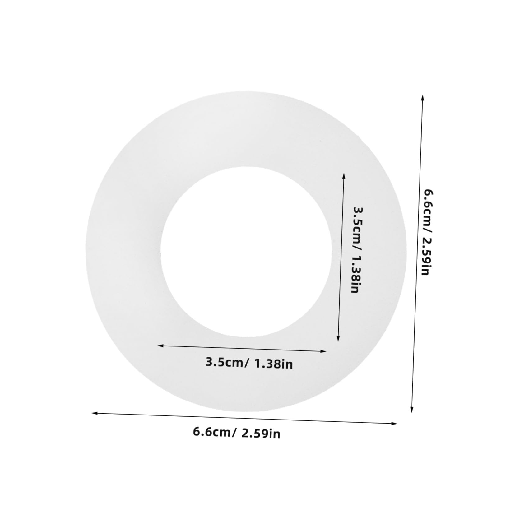 GRIRIW Essential Lamp Repair Kit Lamp Trim Ring Circular Light Cover for Fixtures