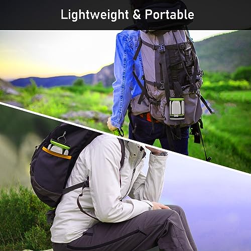 Blukar LED Campinglampe, 2000L Camping Laterne - 7 Leuchtmodi 60 LEDs Superhell USB Wiederaufladbare 10+ Std. Akkulaufzeit Zeltlampe Notfallleuchte für Camp, Wandern, Stromausfall, Notfall usw. 6