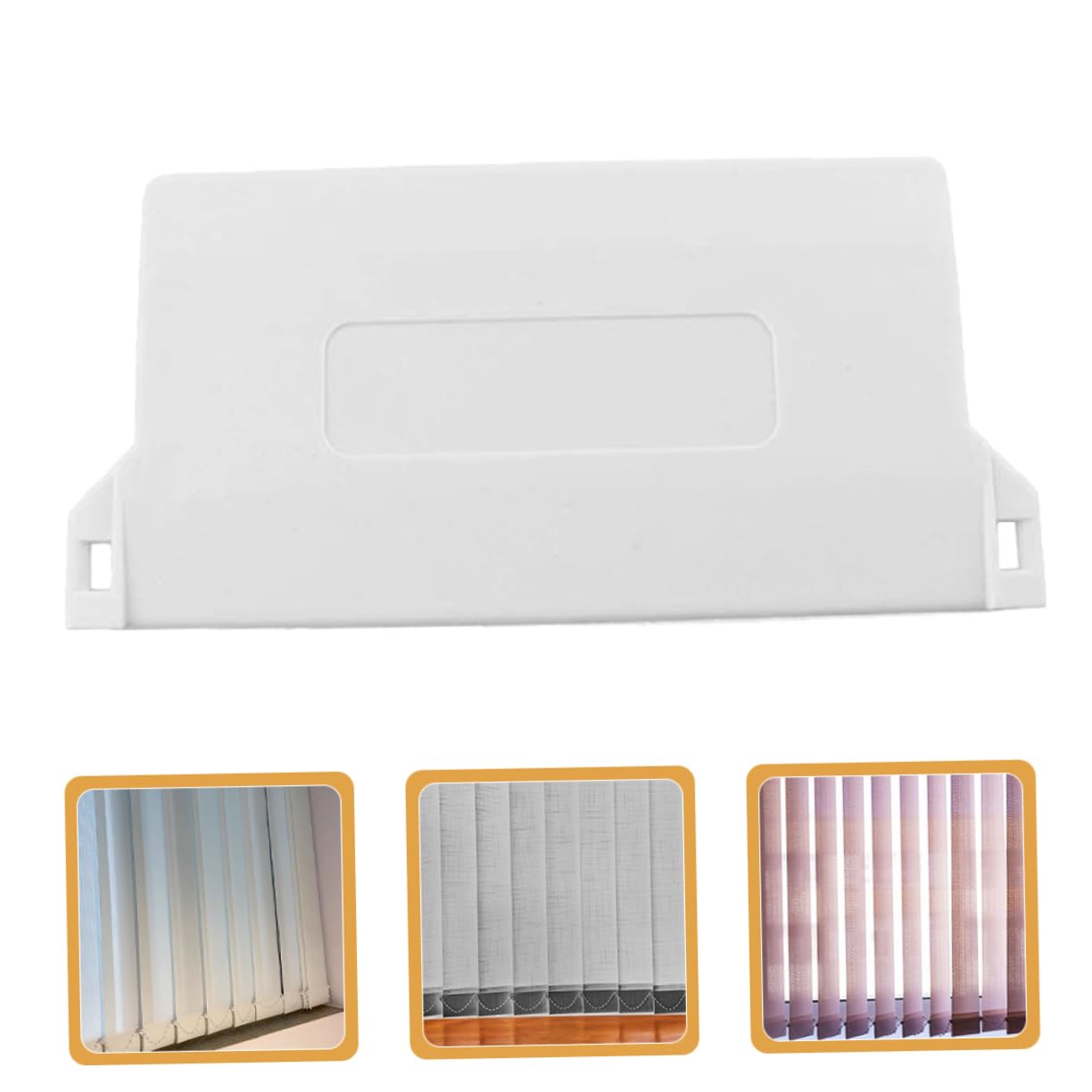 Unomor 20pcs Vertical Blind Weights for Easy Installation Vertical Blind Fittings Replacement Plates for Repairing Seamless Integration into Any Decor