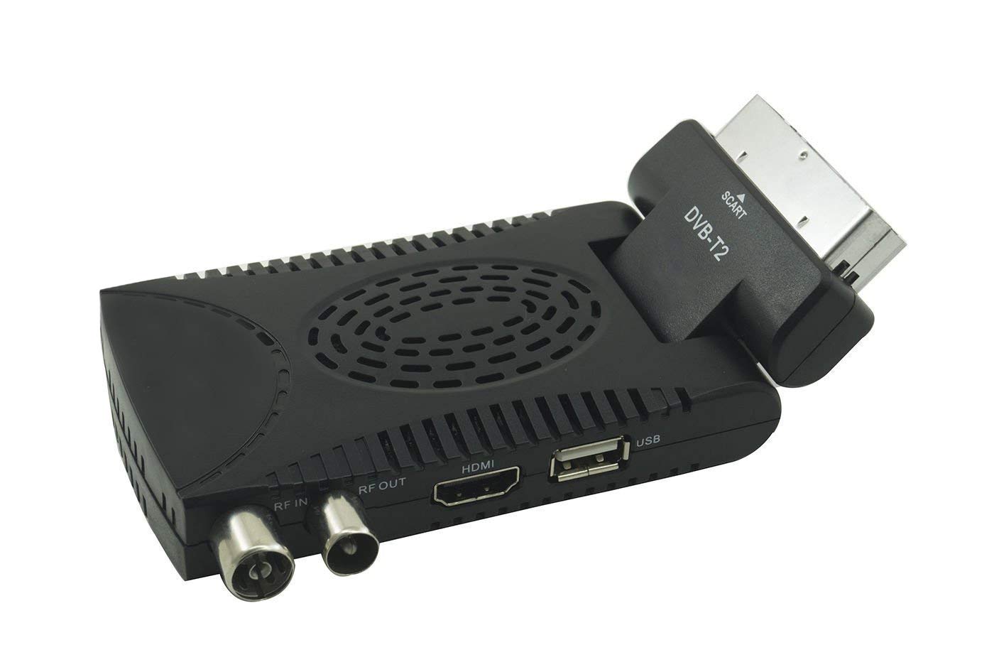 Tiempo de saldi decodificador Digital terrestre HD Mini Dvb T2 USB HDMI Toma Scart 180° Televisión