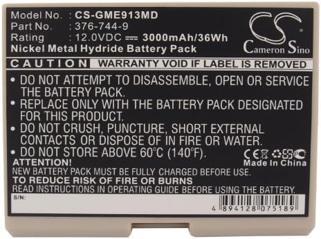 Cameron Sino 3000mAh/36.0Wh Replacement Battery for GE SCP-915