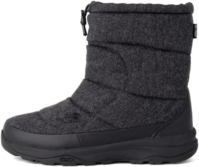 THE NORTH FACE W Nuptse Bootie WP Ⅷ 25cm New [The North Face] Nuptse Bootie WP Logo Short ARCTIC GRIP