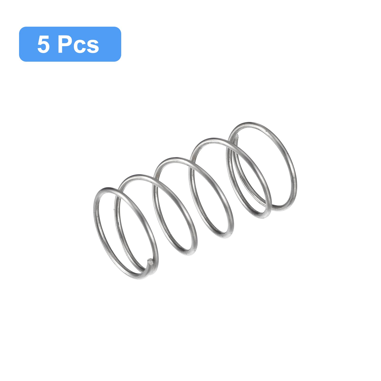 uxcell 5Pcs Compression Spring 304 Stainless Steel 25mmOD,1.6mmWD,45mmFL — Amazon image 3