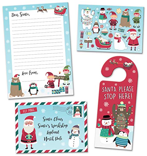 Paper Projects 01.70.40.003 Kerstbrief aan Kerstman Pack met deurhanger