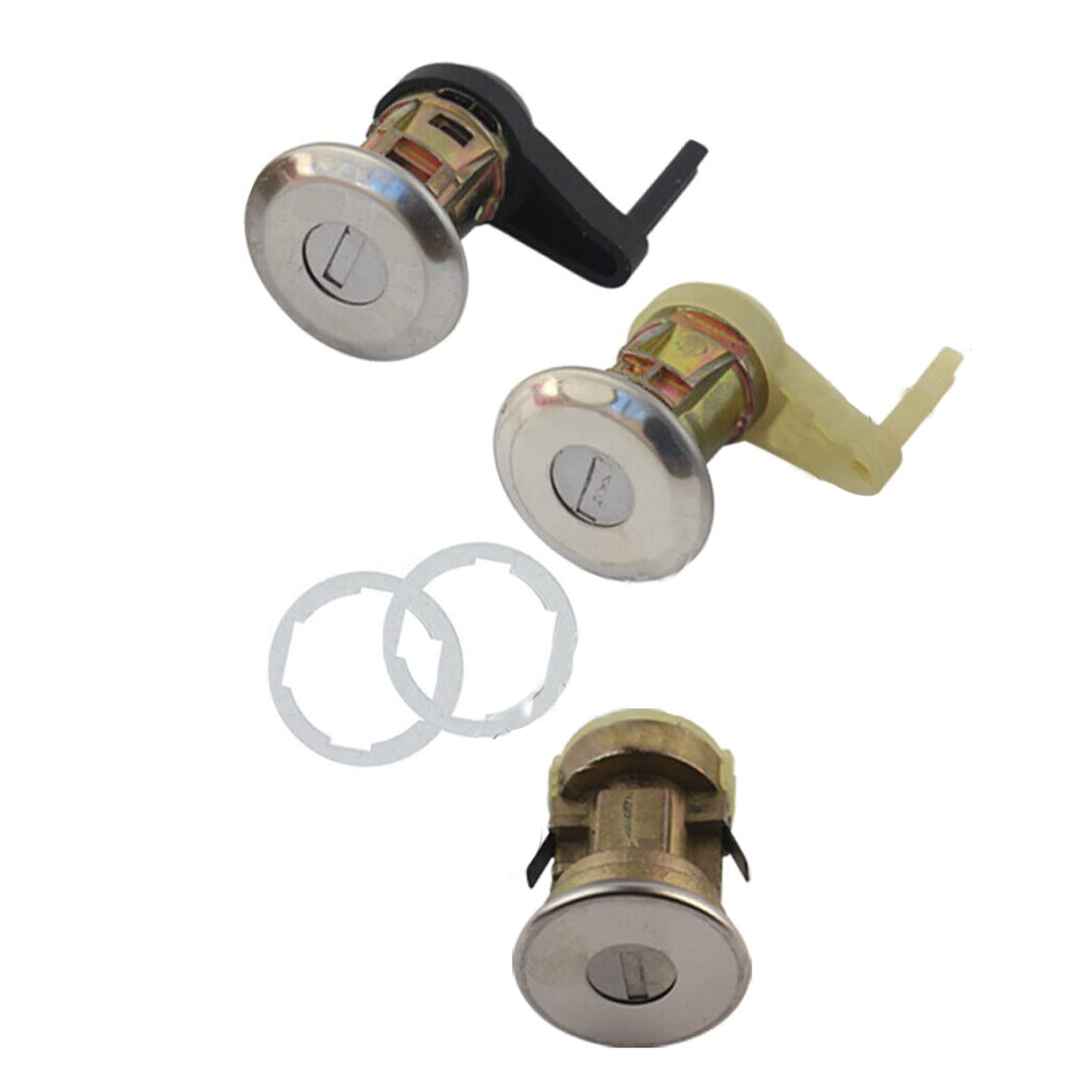 Kit Complet 3 Serrures avec Antivol de Direction, Bouchon de Réservoir et 2 Clés compatible pour 206 (3/5 portes, A trois volumes, CC, SW, Van) - 4162.PS