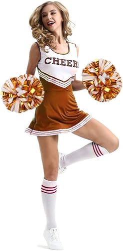 Miniatura 143 de Hooshing - Paquete de 2 pompones de animadora con mango tipo bastón, pompones para espíritu de equipo, deportes, bailes, animación, para niños