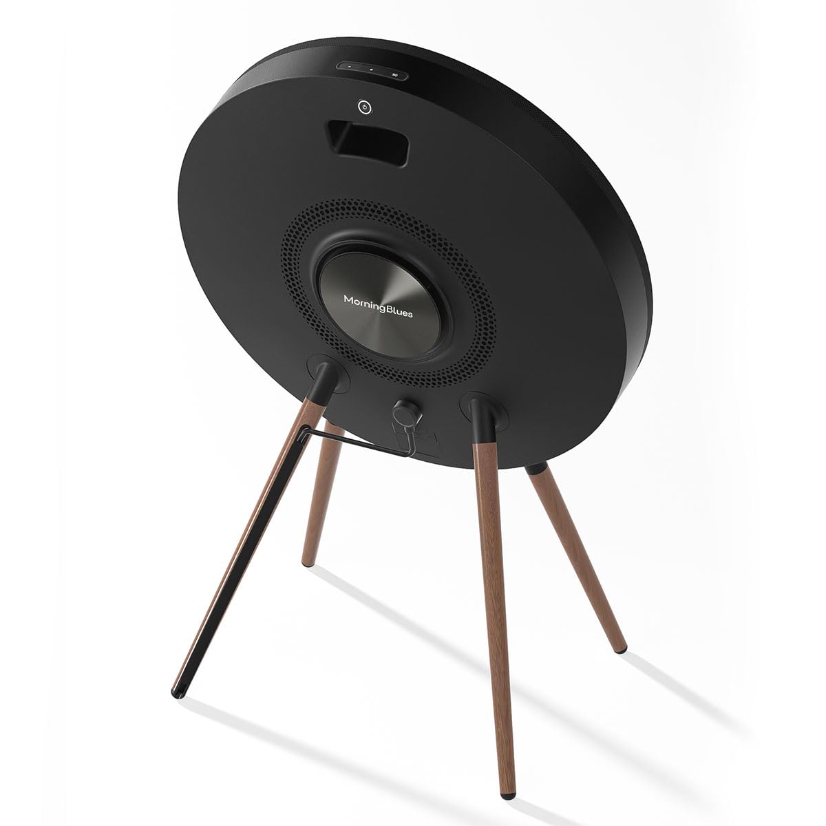 Record R1 - Altavoz Bluetooth de vinilo galardonado, pantalla de 21.5 pulgadas con letras dinámicas y arte del álbum, estéreo de alta fidelidad 2.1 de Jamo, Wi-Fi y BT 5.1, decoración de