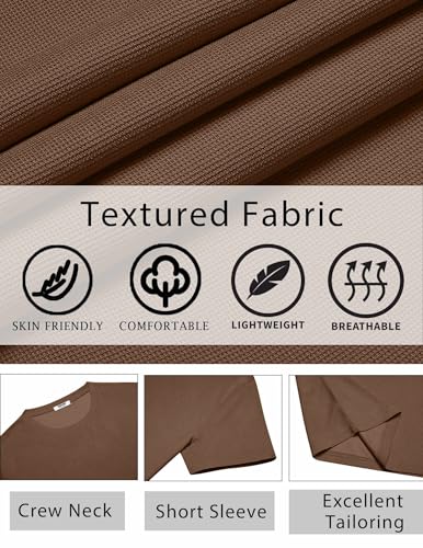 COOFANDY Men's T Shirt Short Sleeve Crew Neck T-Shirt Casual Summer Classic Basic Tee Shirts - Image 6