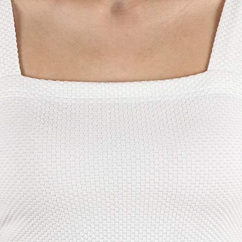 Image of POPWINGS Solid Casual Sleeveless Regular-Fit Crop Tops for Women with Front Chain| Crop Tops for Women Stylish Western Summer Wear