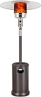 Hykolity 50,000 BTU Propane Patio Heater with Table Design, Wheels, Double-Layer Stainless Steel Burner & Tip-Over Protection