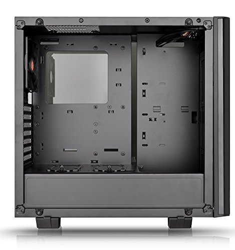 Image of Thermaltake View 21 Dual Tempered Glass ATX Black Gaming Mid Tower Computer Case Chassis CA-1I3-00M1WN-00