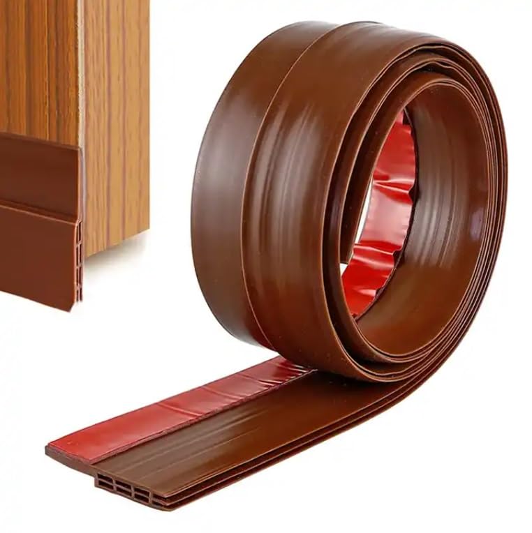 FIRIS Silicon Door Bottom Sealing Strip | Self Adhesive Door Sealing Strip for Home | Cockroach, Insect, Bugs, Air & Dust Stopper| (48 Inch, Brown) (B0D1XXTXNH) Amazon Price History, Amazon Price Tracker