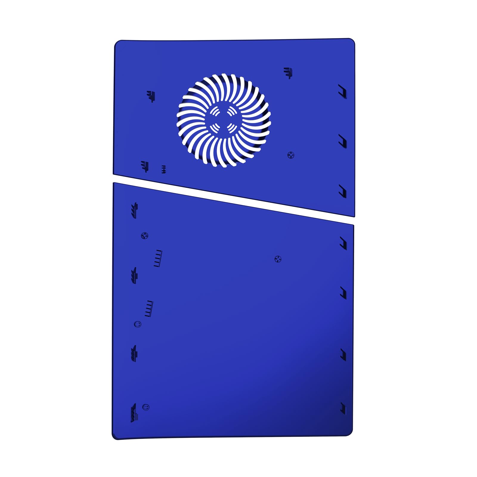 FacePlates - Piastra di copertura per PS5 Slim Disc Edition per PS5 Slim con prese d'aria di raffreddamento, guscio protettivo in ABS, antigraffio, antipolvere, piastra di ricambio per