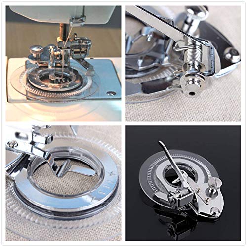 Pie para máquina de coser bordado circular margarita miniatura 5
