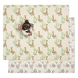 JumpOff Jo Baby Play Mat - Large Folding Foam Play Mat for Infants, Babies, Toddlers, Waterproof, Double-Sided (70' x 59') - Llama & Koala