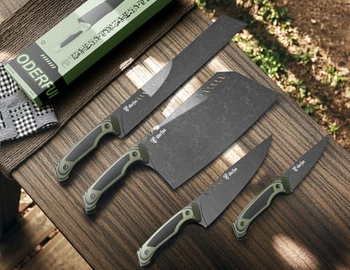 ODERFUN Chef Knife, Ultra Sharp Kitchen Knife 8 inch with Leather Sheath - image 7