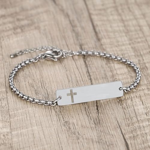 Bible Verse Bracelet-Stainless Steel Scripture Quotes Inspirational Bracelet Faith Christian Bracelet for Women, Christmas gift for women3