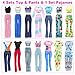 BARWA 30 PCS Doll Clothes and Accessories Casual Sport Sweet Outfits Pajamas Top and Pants Shorts High Heel Flat Shoes for 11.5 Inch Girl Doll