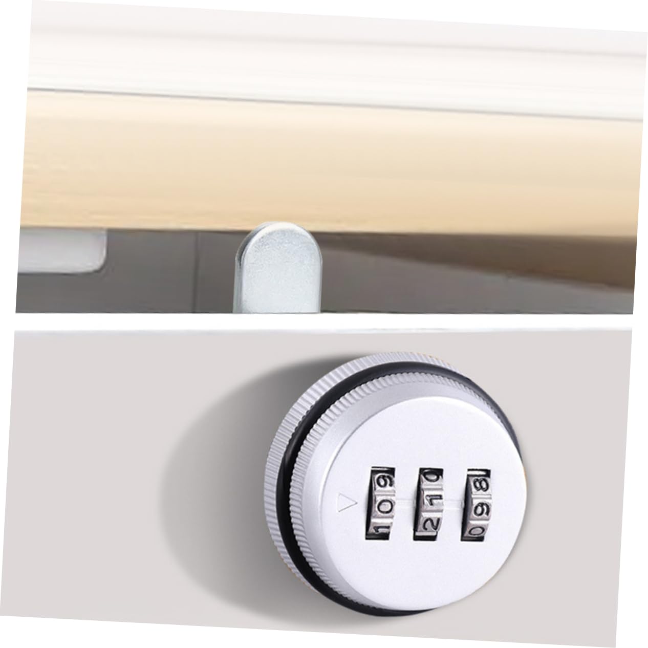NUOBESTY 5 Pezzi Serratura Combinazione con Codice per Armadietti e Serratura Sicurezza per Ufficio e Casa Facile Installazione e Utilizzo