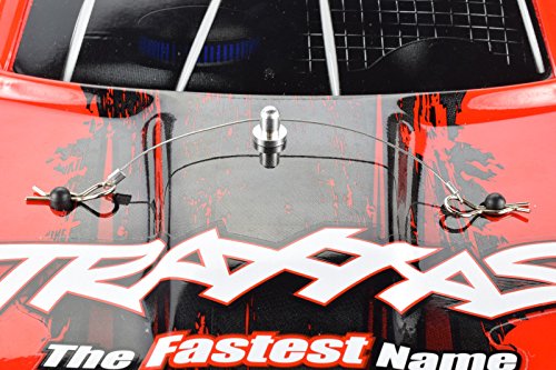 Apex Rc Products 100Mm Body Clip Lanyard Retainer W/ Silver Aluminum Mount #4035S #TOP2