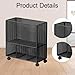 predolo Yoga Mat Storage Rack Fitness Weight Rack Fitness Metal Home Gym Storage Rack, Black