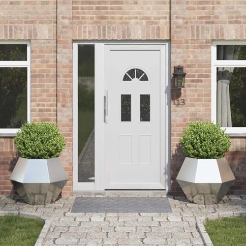 Pflanzkübel 2er-Set Silber 75x75x60 cm, Verzinkter Stahl, Rechteckiger Gartenpflanzer für Außenbereich, Hochbeet