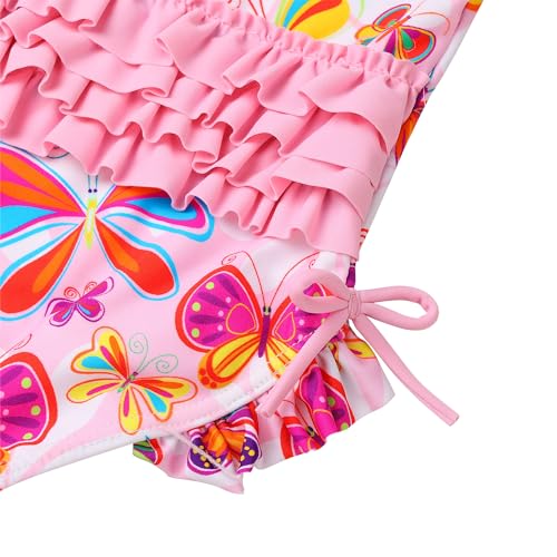 Image of XFGIRLS Baby /Toddler Girls Swimsuit Long Sleeve One-Piece Bathing Suit Rash Guard for Kids UPF 50+ Swimwear