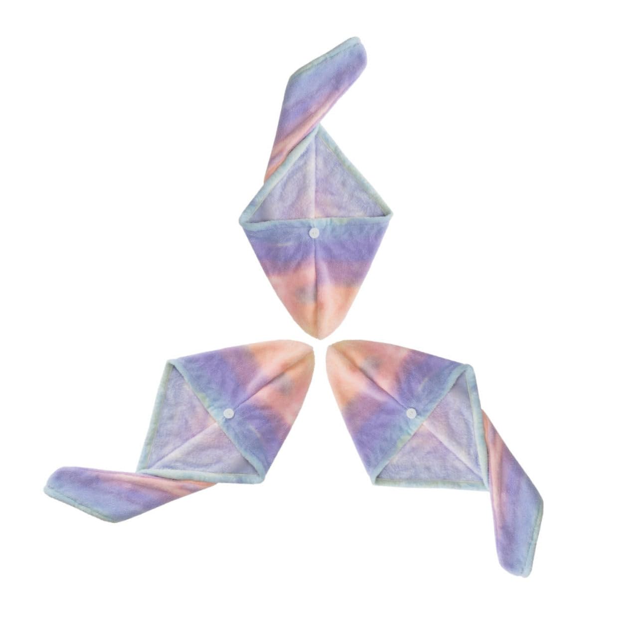 Serviette pour cheveux longs polaire pour salle de bain et routine bien-être maison